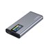 CAJA/CARCASA SSD M.2 NVME/SATA LCD MINICHASE PS32 USB3.2 GEN2 ALUMINIO