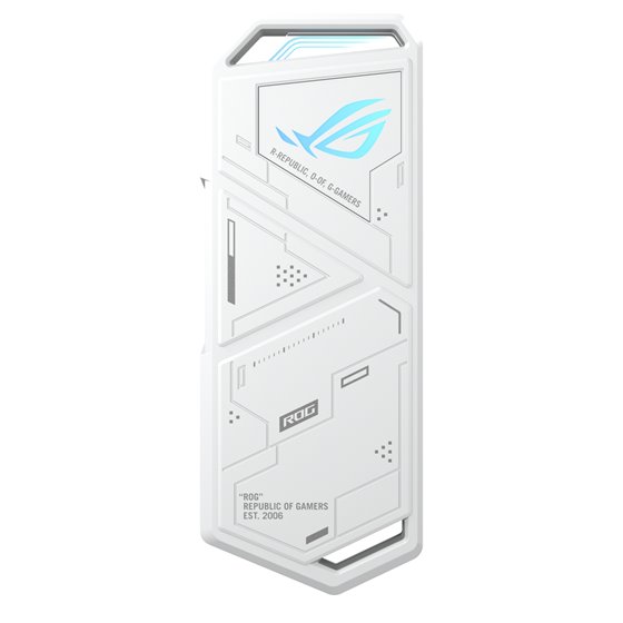 ROG Strix Arion White Edition Caja externa para unidad de estado sólido (SSD) Blanco M.2