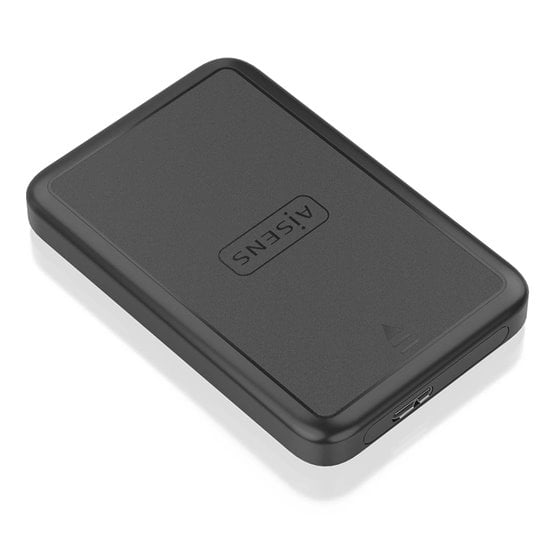 Caja externa 2.5" ASE-2519B 9.5mm SATA a USB 3.0/USB3.1 Gen1, Negro