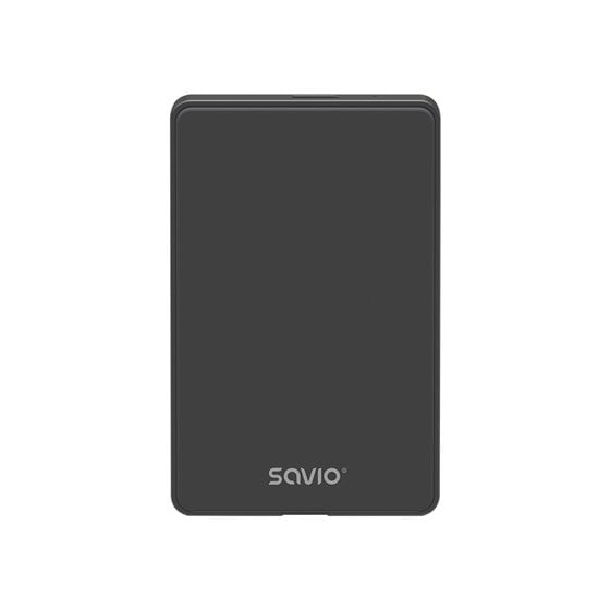 AK-65 caja para disco duro externo Carcasa de disco duro/SSD Negro 2.5"