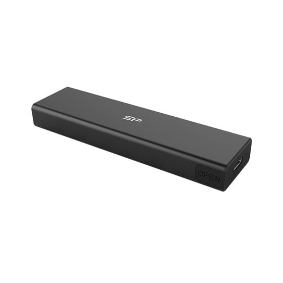 PD60 Caja externa para unidad de estado sólido (SSD) Negro M.2