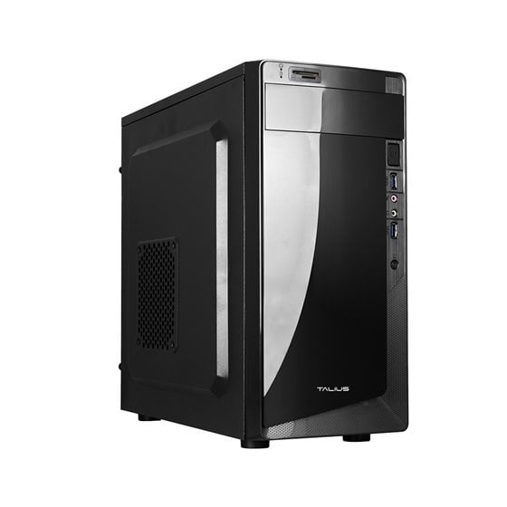 caja micro-Atx Denver negra 500w USB 3.0 CON lector tarjetas