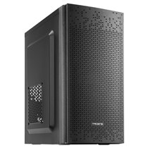 AC6, Caja Ordenador Compacta Micro ATX, Frontal Malla Refrigeración, USB 3.0, Negro