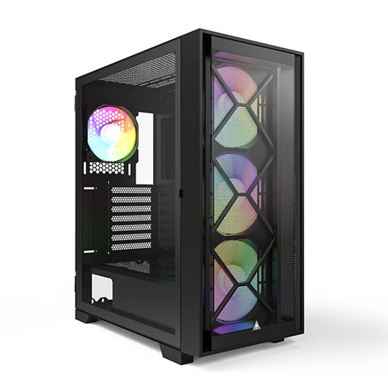 AIR 1000 PREMIUM Midi Tower Negro