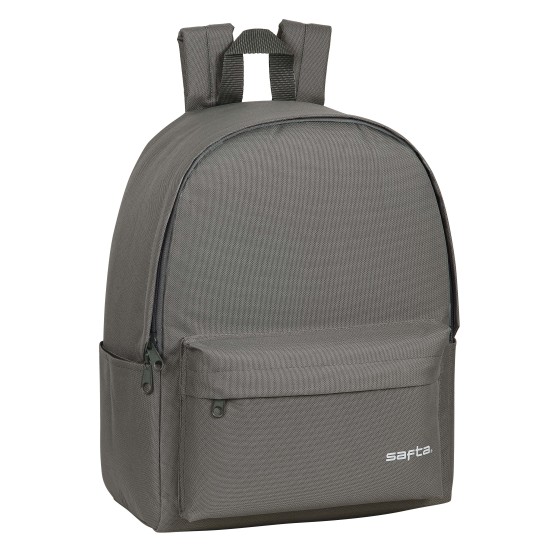 Mochila Portaordenador SAFTA Gris Humo 31 x 40 x 16 cm.
