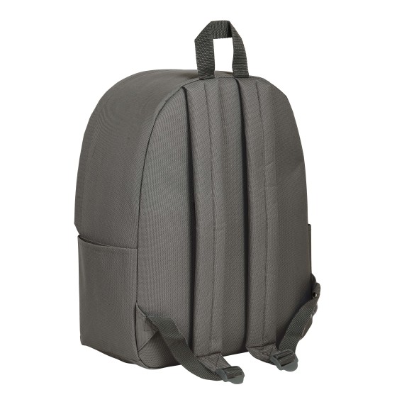 Mochila Portaordenador SAFTA Gris Humo 31 x 40 x 16 cm.