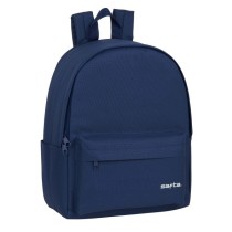 Mochila Portaordenador SAFTA Azul Navy 31 x 40 x 16 cm.