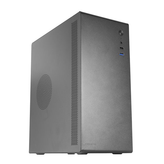 NOVAX550BR, Caja PC Micro-ATX + Fuente Alimentación 550W 80Plus Bronce 230V, Diseño Totalmente Metálico, 1x Ventilador Trasero 8
