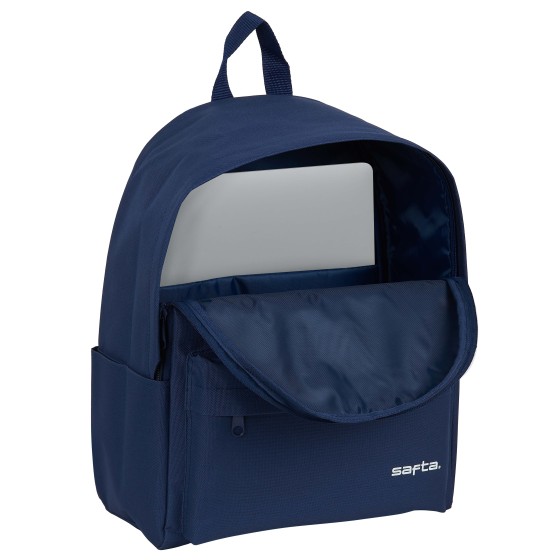 Mochila Portaordenador SAFTA Azul Navy 31 x 40 x 16 cm.