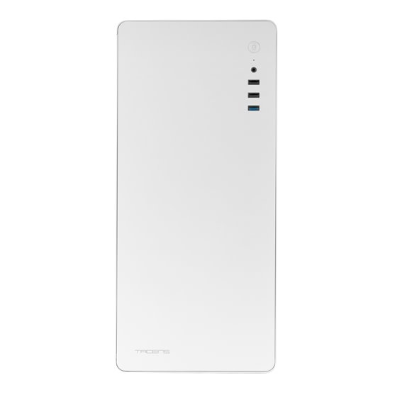 ENSIS, Caja PC ATX, Diseño Completamente Metálico, Estructura Robusta Ultrarresistente, Semitorre con Ventilador 120mm FDB Ultra