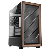 0-761345-10133-2 carcasa de ordenador Midi Tower Negro, Madera