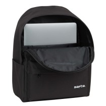Mochila Portaordenador SAFTA Negro 31 x 40 x 16 cm.