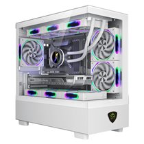 XC-301W GLASS carcasa de ordenador Blanco