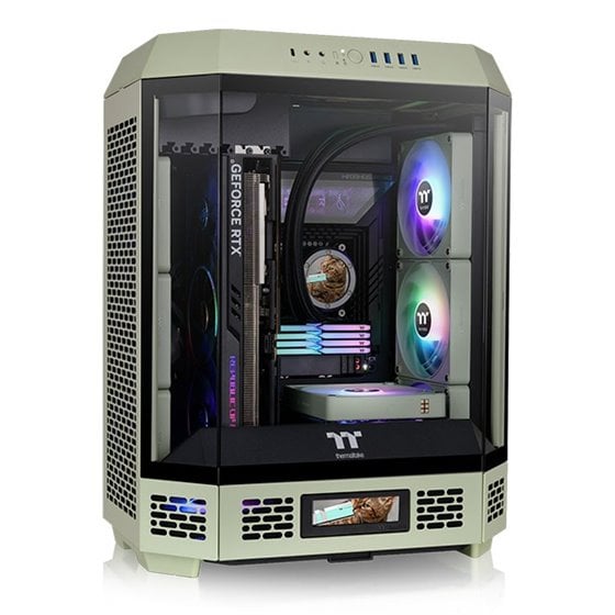 CA-1Z1-00MEWN-00 carcasa de ordenador Midi Tower Verde claro