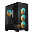 C500 PANORAMIC STEALTH Midi Tower Negro