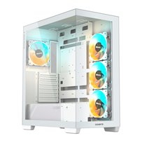 C500 PANORAMIC STEALTH Midi Tower Blanco