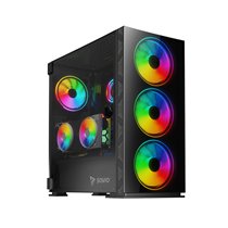PC Case Prime X1 ARGB Glass Black Midi Tower Negro