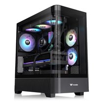 View 290 TG ARGB Midi Tower Negro