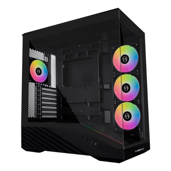 Vector V100 Midi Tower Negro, Transparente