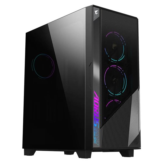GB-AC500G ST carcasa de ordenador Midi Tower Negro