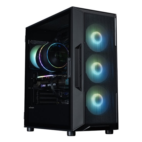 i3 NEO ARGB V2 BLACK Midi Tower Negro