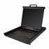 Consola KVM de Montaje en Rack de Servidores - Teclado QWERTY - KVM VGA de 1 Puerto con Monitor LCD de 19" - Switch KVM 1U con C