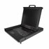 Consola KVM de Montaje en Rack - Teclado QWERTY - KVM para Rack de Servidores de 1 puerto VGA con Monitor LCD de 17" - Switch KV