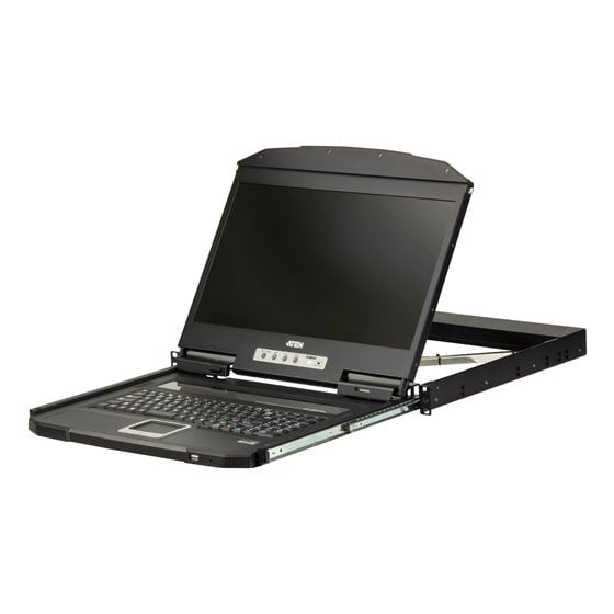 CL3700NW consola de rack 47 cm (18.5") Negro 1U