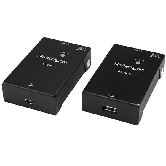 Extensor Alargador de 1 Puerto USB 2.0 por Cable Cat5 o Cat6 - 50m
