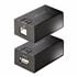 Extensor USB 2.0 por Cable Cat5e/Cat6 (RJ45) - Juego Adaptador de USB por Ethernet de 150m - Alargador USB Alimentado Externamen