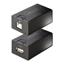 Extensor USB 2.0 por Cable Cat5e/Cat6 (RJ45) - Juego Adaptador de USB por Ethernet de 150m - Alargador USB Alimentado Externamen