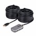 Hub Extensor USB - Concentrador USB con Cable de Extensión de 24m - Cable Alargador USB con Ladrón USB - Repetidor USB Activo o 