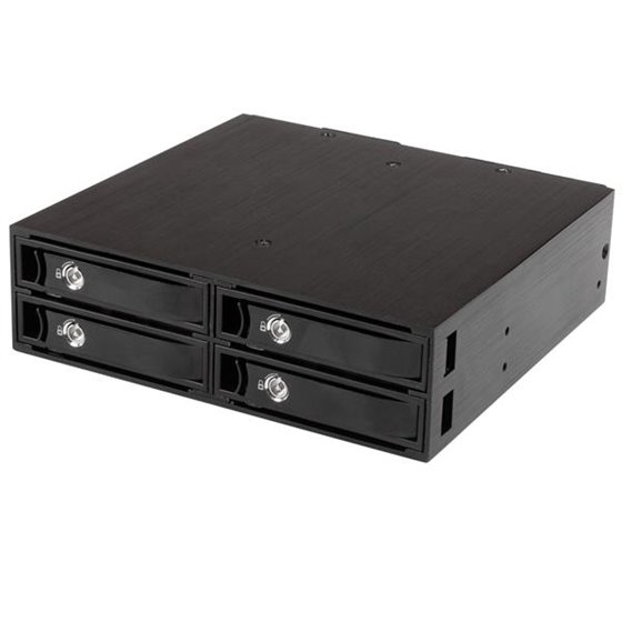 Backplane Rack Móvil 5,25 Pulgadas a 4 Unidades 2,5 SATA/SAS