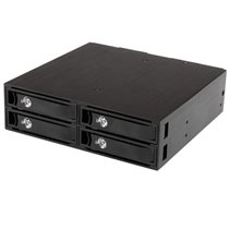 Backplane Rack Móvil 5,25 Pulgadas a 4 Unidades 2,5 SATA/SAS