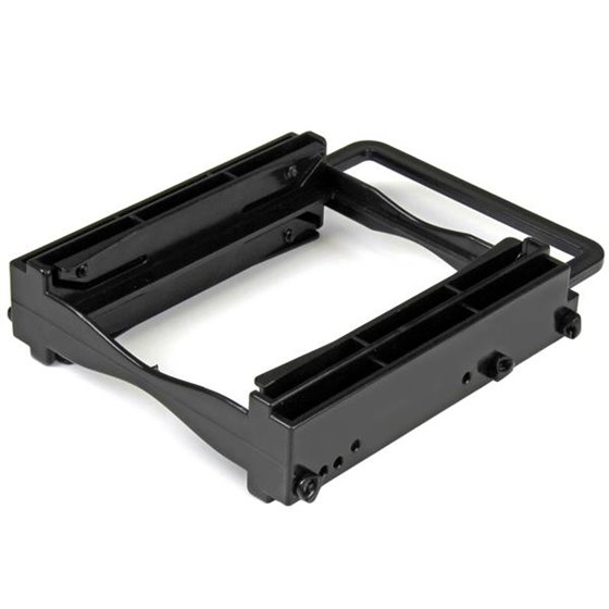 Bracket de Montaje para 2 Unidades de DD/SSD de 2,5" en Bahía de 3,5" - Sin herramientas
