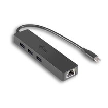 Advance USB-C Slim Passive HUB 3 Port + Gigabit Ethernet Adapter