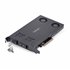 Tarjeta Rack Móvil de 2 Bahías para SSD NVMe M.2 a PCIe x8 - Requiere Bifurcación - Bahías de Intercambio en Caliente - Instalac