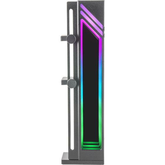 MCA-GCB, Soporte para Tarjeta Gráfica, Iluminación ARGB Infinity Mirror, Soporte GPU con Sincronización ARGB, Base Magnética Ant