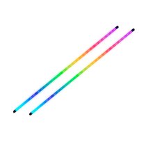 MLT-TWO, 2x Tiras LED Neon ARGB 400mm, 5V 3 Pin Compatibles con Hubs y MB ARGB, Kit Tiras LED Flexibles para PC con Múltiples Po