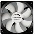 3AURAII12, Ventilador Ordenador 12 cm, Ultrasilencioso, Antipolvo, Negro