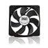 FAN12BK computer cooling system Carcasa del ordenador Ventilador 12 cm Negro