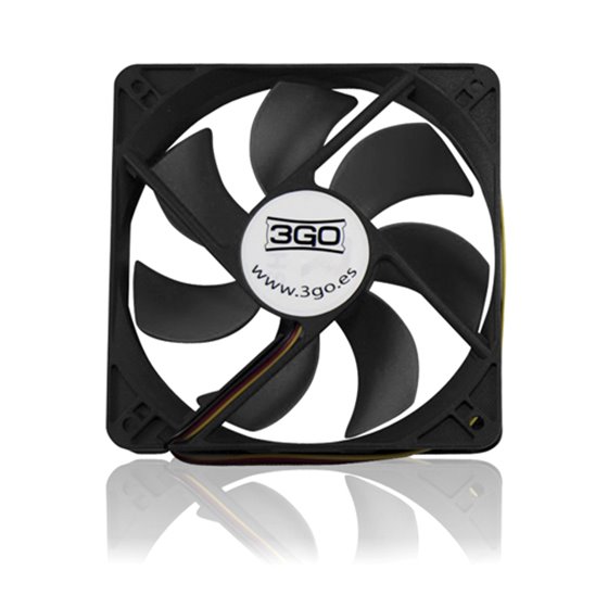 FAN12BK computer cooling system Carcasa del ordenador Ventilador 12 cm Negro