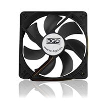 FAN12BK computer cooling system Carcasa del ordenador Ventilador 12 cm Negro