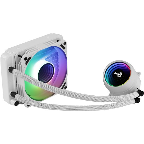 MIRAGEL120W Refrigeración Líquida CPU Ventilador 12cm ARGB TDP 200W Blanco
