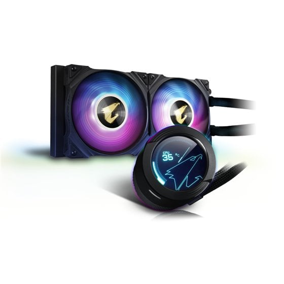 AORUS WATERFORCE X 240 sistema de refrigeración para ordenador Procesador Sistema de refrigeración líquida todo en uno 12 cm Neg