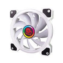 Ventilador caja ARGB Iris 16Led 12cm Blanco para caja Cronos