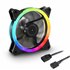 Shark Blades PWM Carcasa del ordenador Ventilador 12 cm Negro 1 pieza(s)
