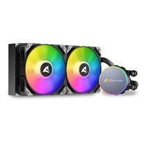 S70 rgb Carcasa del ordenador, Procesador Sistema de refrigeración líquida todo en uno 12 cm Negro 1 pieza(s)