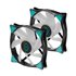 IceGALE ARGB Carcasa del ordenador Ventilador 14 cm Negro 2 pieza(s)