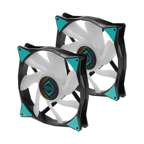 IceGALE ARGB Carcasa del ordenador Ventilador 14 cm Negro 2 pieza(s)